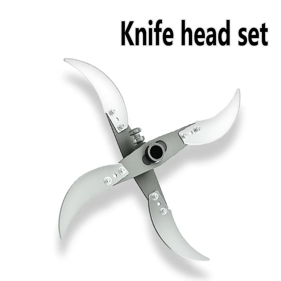 Multifunctional Grass Cutting Blade Set Edges Vegetable Chopping Tool Stainless Steel Rust-Resistant Blades Farm/Home Gardening