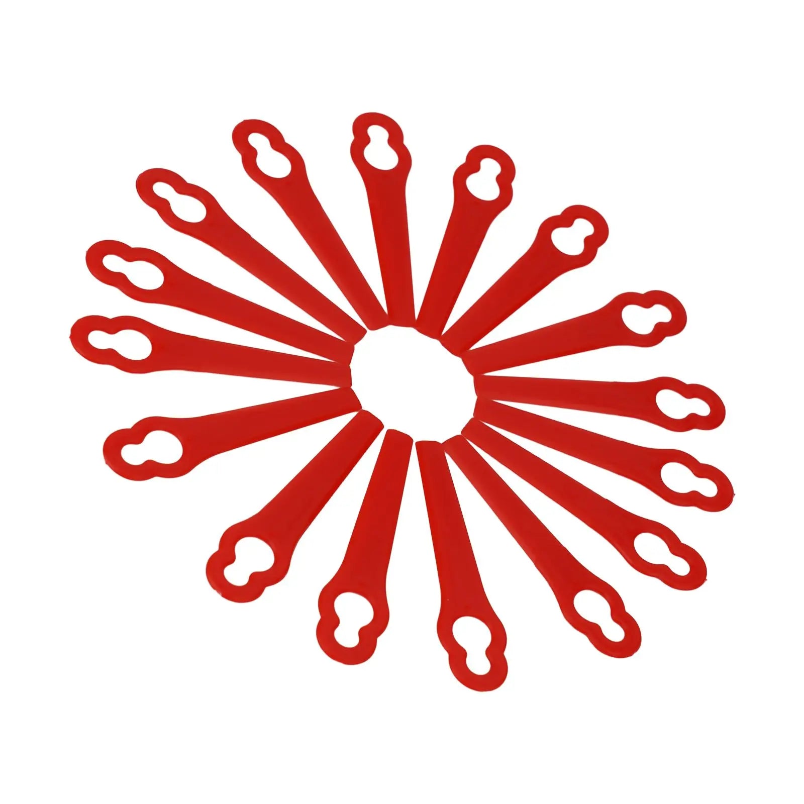 50pcs Lawnmower Blades Plastic Grass Cutting Blade Replacement Parts For OZITO Cordless Grass Trimmer Garden Tool