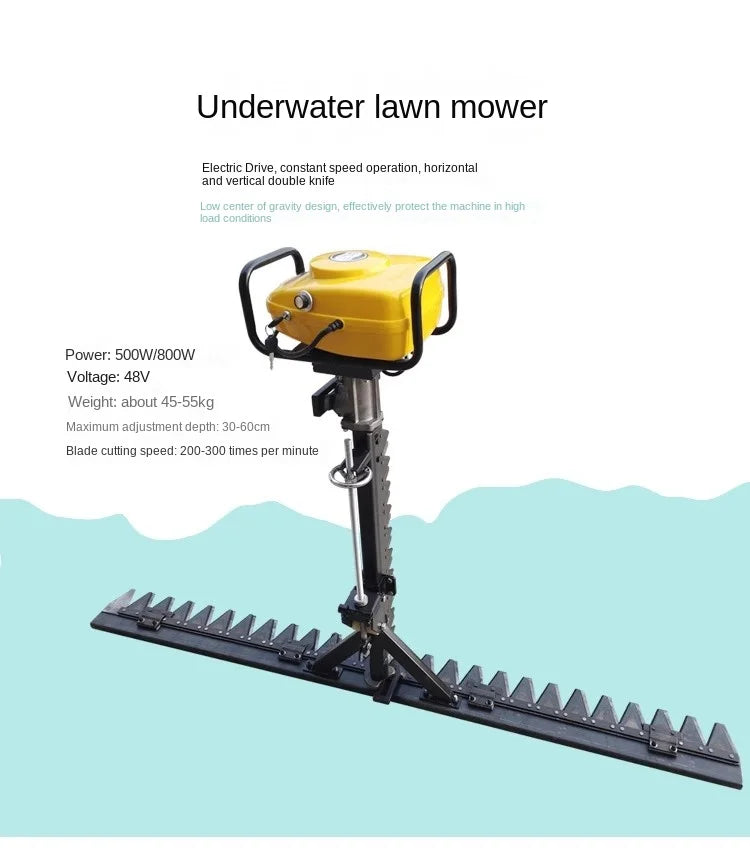 Electric Underwater Mower Brushless Electric Grass Cutting Harvester Grass Trimmer