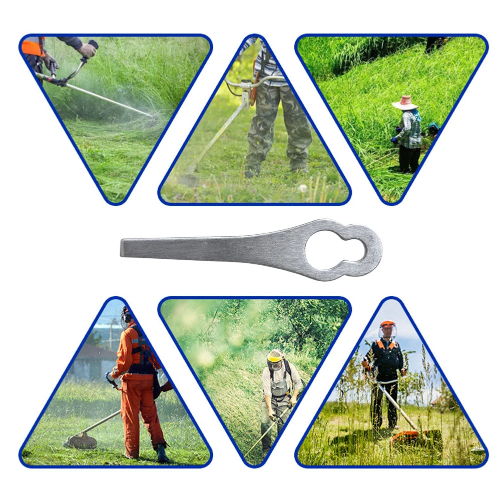 30-2Pcs Strimmer Blades Metal Grass Cutting Replacement Blade Mowing Machine Blades Garden Power Tool Accessories