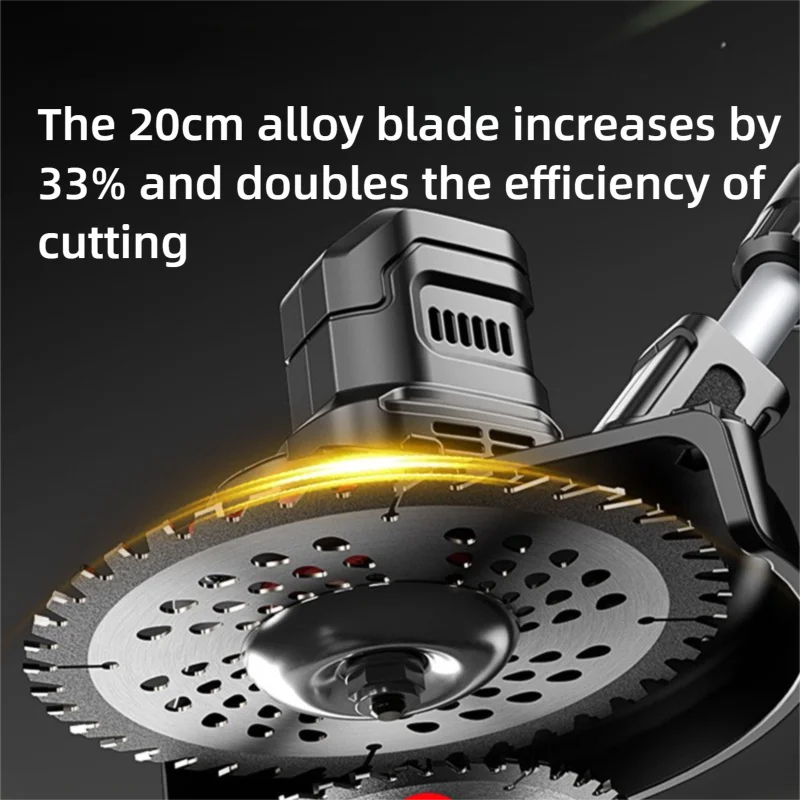 Adjustable Lithium Battery Electric Lawn Mower Household Multifunctional Farm Gardening Tool Grass Cutting Machine